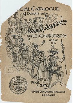 Cover for the Offical Catalogue of Exhibits on the Midway Plaisance
